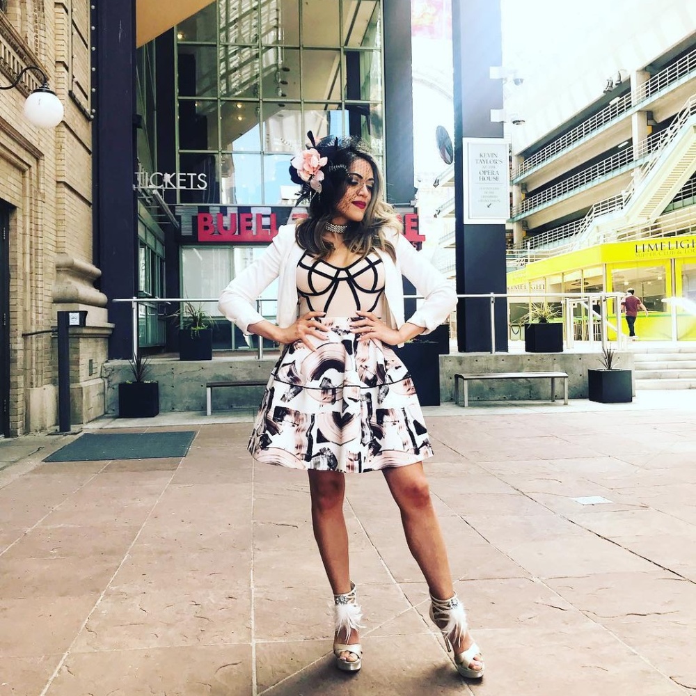 Structured Artwork Skirt